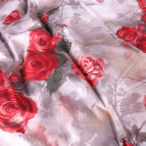 Фото - Комплект постільної білизни дитячий MirSon 110х140 см 22-1438 Royal Red Roses Сатин (2200012405536)